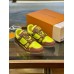 Louis Vuitton Men's LV Trainer Sneakers In Jaune Leather