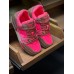 Louis Vuitton Men's LV Trainer Sneakers In Rose Leather