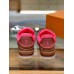 Louis Vuitton Men's LV Trainer Sneakers In Rose Leather