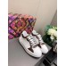 Louis Vuitton Time Out Sneakers In White Leather with Monogram
