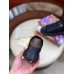 Louis Vuitton Black Time Out Sneakers with Shearling Lining