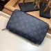 Louis Vuitton Zippy XL Wallet In Monogram Eclipse Canvas M61698
