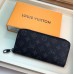 Louis Vuitton Zippy Wallet Vertical In Monogram Eclipse Canvas M62295