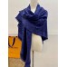 Louis Vuitton Blue Monogram Shawl M72412