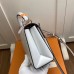 Louis Vuitton Grenelle Pochette In White Epi Leather M55978