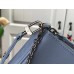 Louis Vuitton Easy Pouch On Strap In Blue Epi Leather M80480