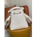 Louis Vuitton White Epi Neonoe BB Bag With Jacquard Strap M57693