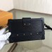 Louis Vuitton Petite Malle Bag In Black Epi Leather M59179