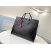 Louis Vuitton Onthego MM Bag In Black Epi Leather M56080