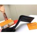 Louis Vuitton Multiple Wallet In Navy Taiga Leather M30282