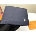Louis Vuitton Multiple Wallet In Navy Taiga Leather M30282