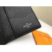 Louis Vuitton Pocket Organizer In Black Taiga Leather M30283