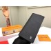 Louis Vuitton Brazza Wallet In Black Taiga Leather M30285