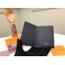 Louis Vuitton Pocket Organizer In Navy Taiga Leather M30293