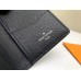 Louis Vuitton Pocket Organizer In Navy Taiga Leather M30293