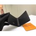 Louis Vuitton Multiple Wallet In Black Taiga Leather M30295