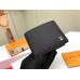 Louis Vuitton Multiple Wallet In Black Taiga Leather M30295
