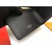Louis Vuitton Multiple Wallet In Black Taiga Leather M30295
