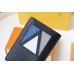 Louis Vuitton Pocket Organizer In Black Taiga Leather M30787