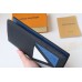 Louis Vuitton Brazza Wallet In Black Taiga Leather M30791