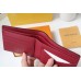 Louis Vuitton Multiple Wallet In Grey Taiga Leather M30799