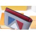 Louis Vuitton Multiple Wallet In Grey Taiga Leather M30799