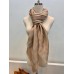 Louis Vuitton Beige So Shine Monogram Shawl M76337