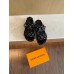 Louis Vuitton Jumbo Flatform Mules In Monogram Velvet