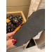 Louis Vuitton Jumbo Flatform Mules In Monogram Velvet