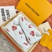 Louis Vuitton LV Trainer Sneakers with Red Heart Logo