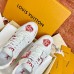 Louis Vuitton LV Trainer Sneakers with Red Heart Logo