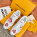 Louis Vuitton LV Trainer Sneakers with Red Heart Logo