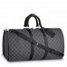 Louis Vuitton Keepall Bandouliere 55 Bag In Damier Graphite Canvas N41413