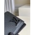 Louis Vuitton Multiple Wallet In LV Aerogram Leather M69829