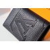Louis Vuitton Pocket Organizer In Taurillon Shadow Leather M80038