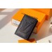 Louis Vuitton Pocket Organizer In Taurillon Shadow Leather M80038