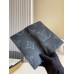 Louis Vuitton Brazza Wallet In Taurillon Shadow Leather M80042