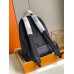 Louis Vuitton Backpack In Black LV Aerogram Leather M57079