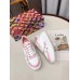 Louis Vuitton Time Out Sneakers In Damier Azur and Leather