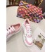 Louis Vuitton Time Out Sneakers In Damier Azur and Leather