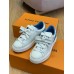 Louis Vuitton Time Out Sneakers with Blue Signature Back