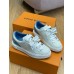 Louis Vuitton Time Out Sneakers with Blue Signature Back