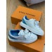 Louis Vuitton Time Out Sneakers with Blue Signature Back