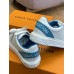 Louis Vuitton Time Out Sneakers with Blue Signature Back