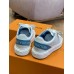 Louis Vuitton Time Out Sneakers with Blue Signature Back