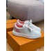 Louis Vuitton Time Out Sneakers with Pink Signature Back