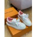 Louis Vuitton Time Out Sneakers with Pink Signature Back