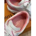 Louis Vuitton Time Out Sneakers with Pink Signature Back