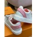 Louis Vuitton Time Out Sneakers with Pink Signature Back
