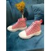 Louis Vuitton LV Squad Sneaker Boots In Pink Monogram Denim